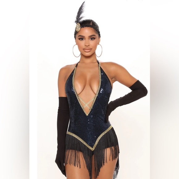 Halloween- Flapper Costume (3 piece) NWT - Picture 2 of 7